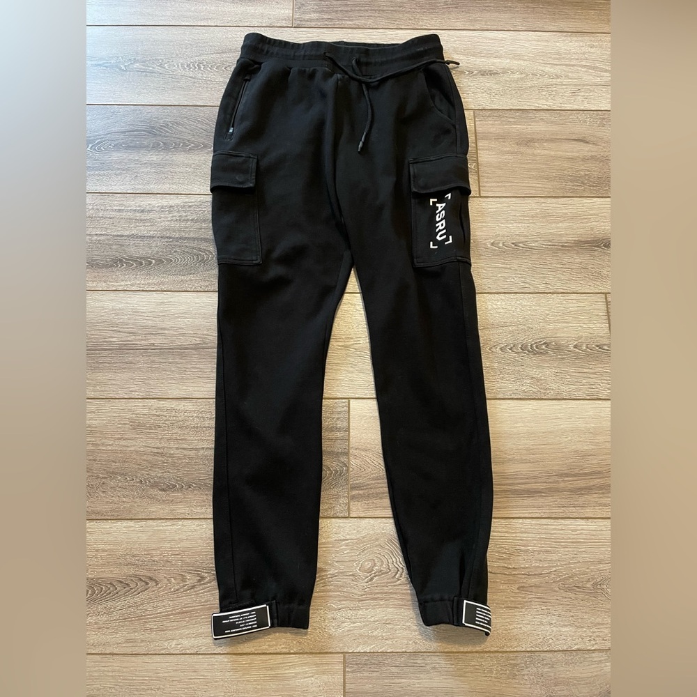 ASRV Technical Sportswear Heavyweight Fabric Joggers Size Large